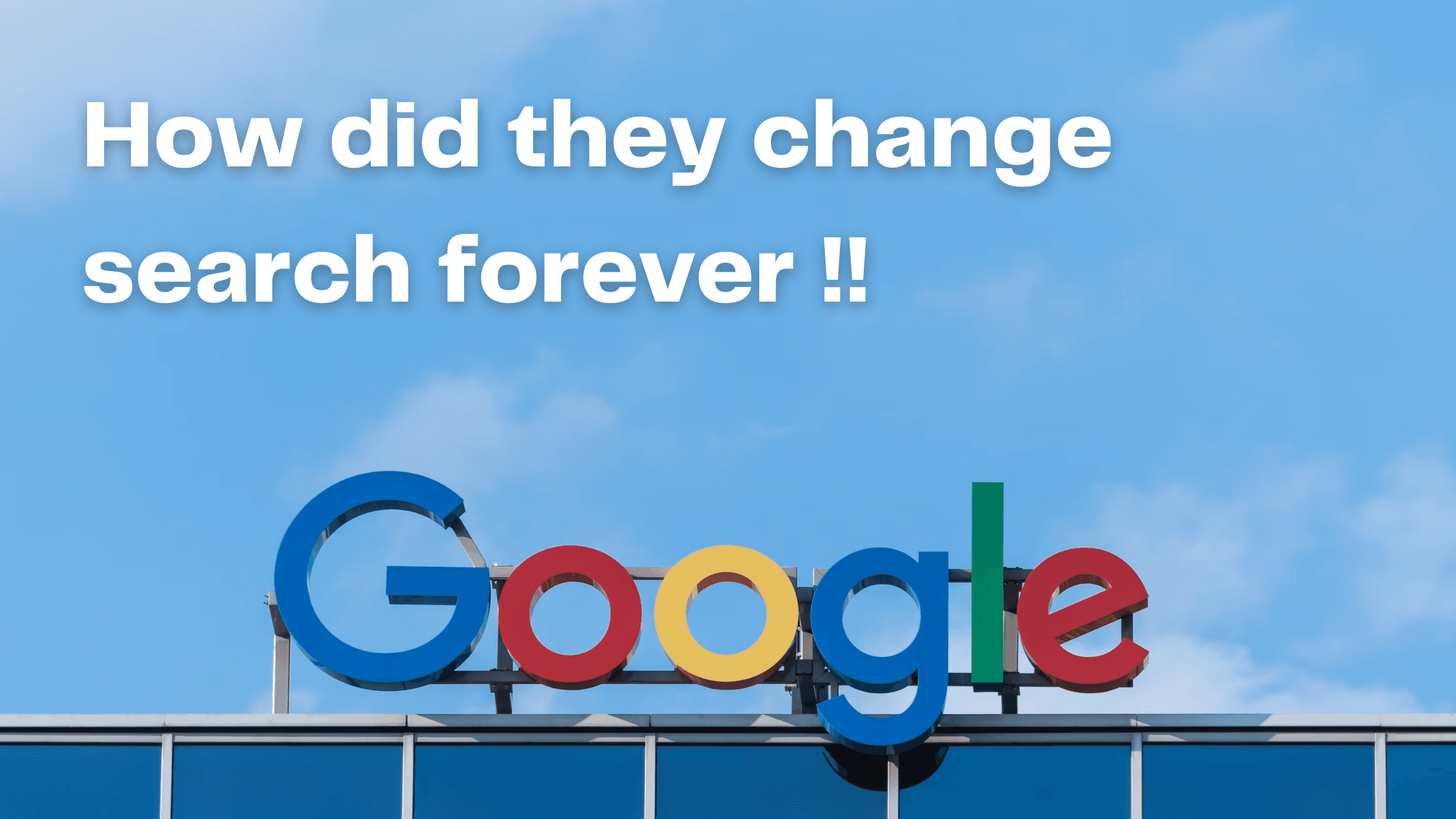 Genesis of Google's Web Ranking Dynasty